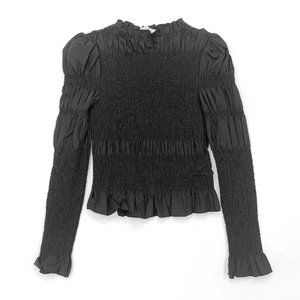 & Other Stories Fitted Smock Panel Blouse